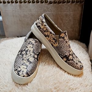 Ladies snake print loafers size 11M